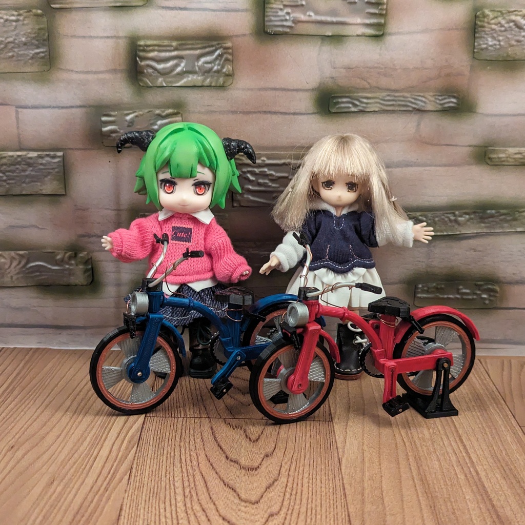 *オビツ11 ドール用自転車 レッド ねんどろいどどーる*