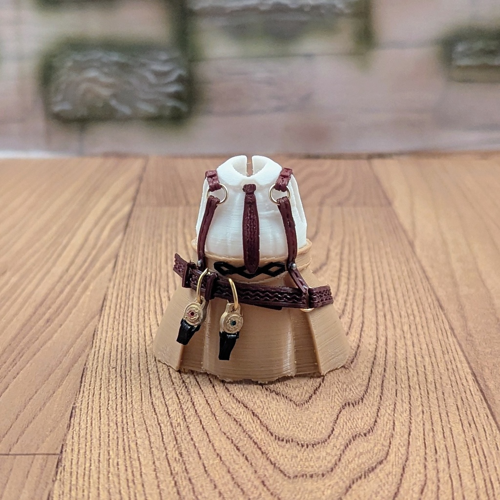 *オビツ11 スチームパンク風シャツ&スカートスタイル ドール服 ねんどろいど*