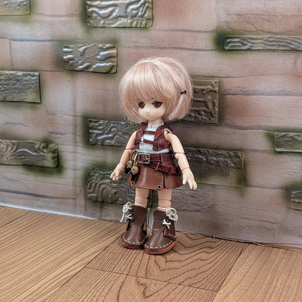 *オビツ11 スチームパンク風ジャケット&スカートスタイル ドール服 ねんどろいど*