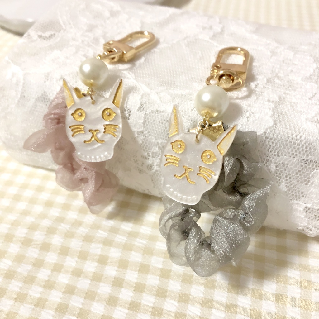 ねことくしゅくしゅキーホルダー