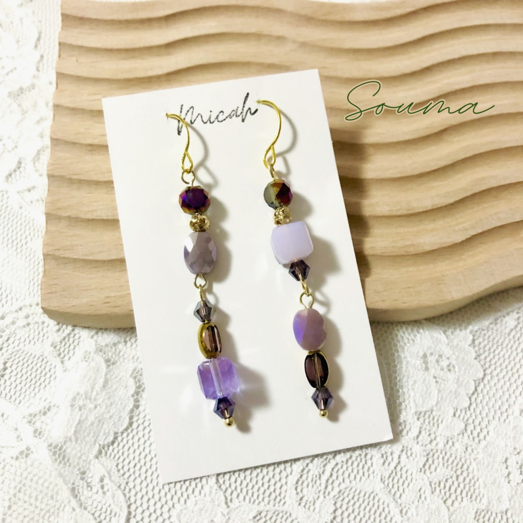 【紅月】ピアス