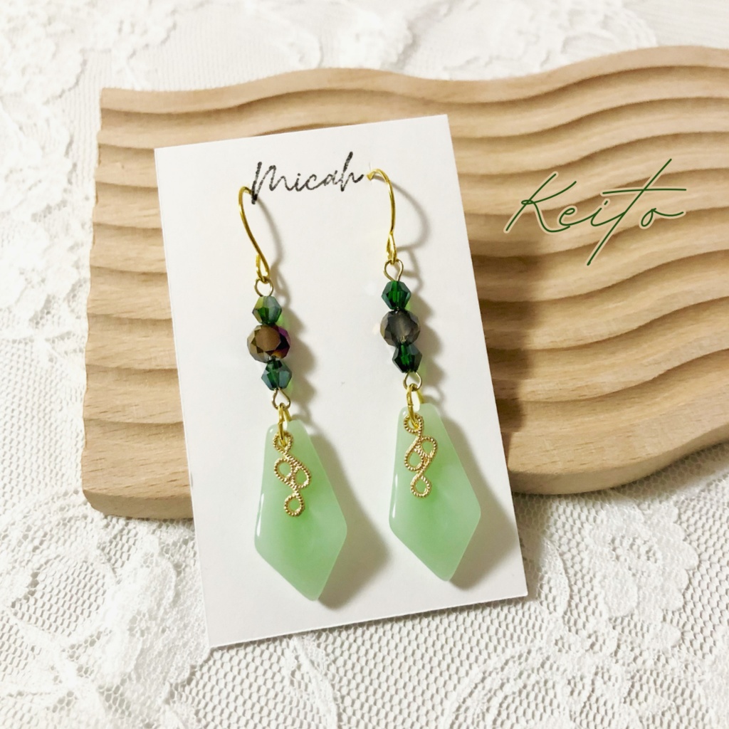 【紅月】ピアス