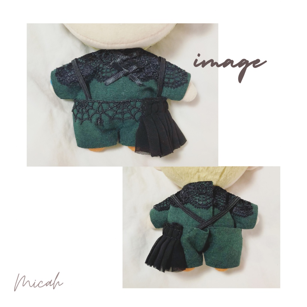 ゴシックなお洋服(ダークグリーン)