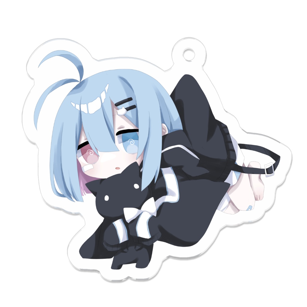 おばけのアクリルキーホルダー。