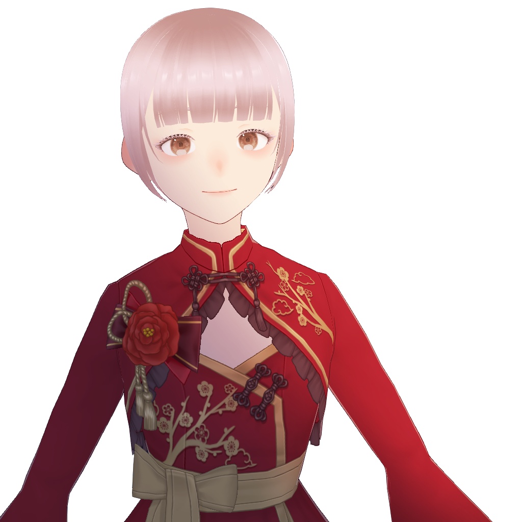 Free Blush! for VRoid Models. Pinkish Red Blush!