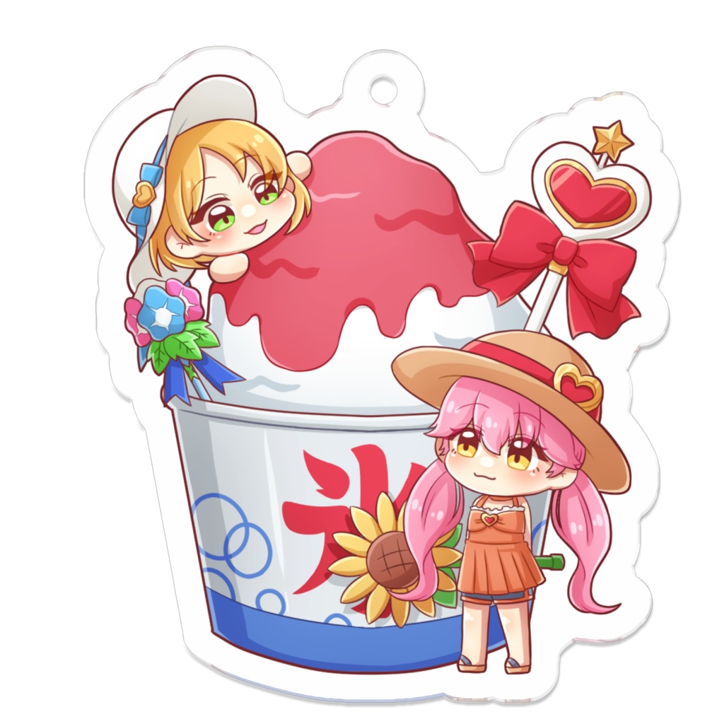 リリカルルカ 夏アクキー