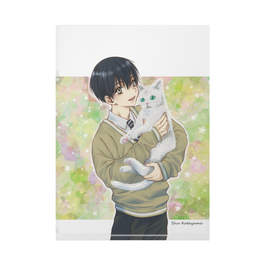 クリアファイル ナナシ、ハル(猫)
