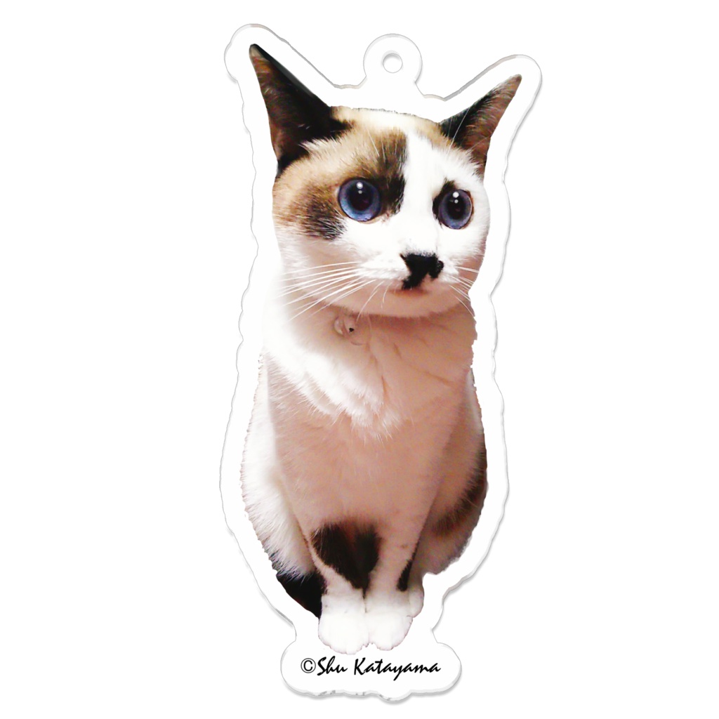 キーホルダー おすわり華