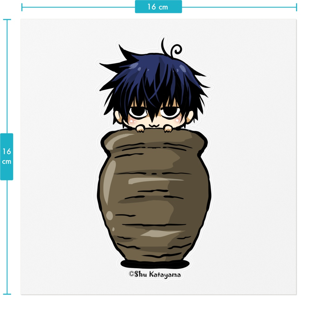 ステッカー 師匠(壺)