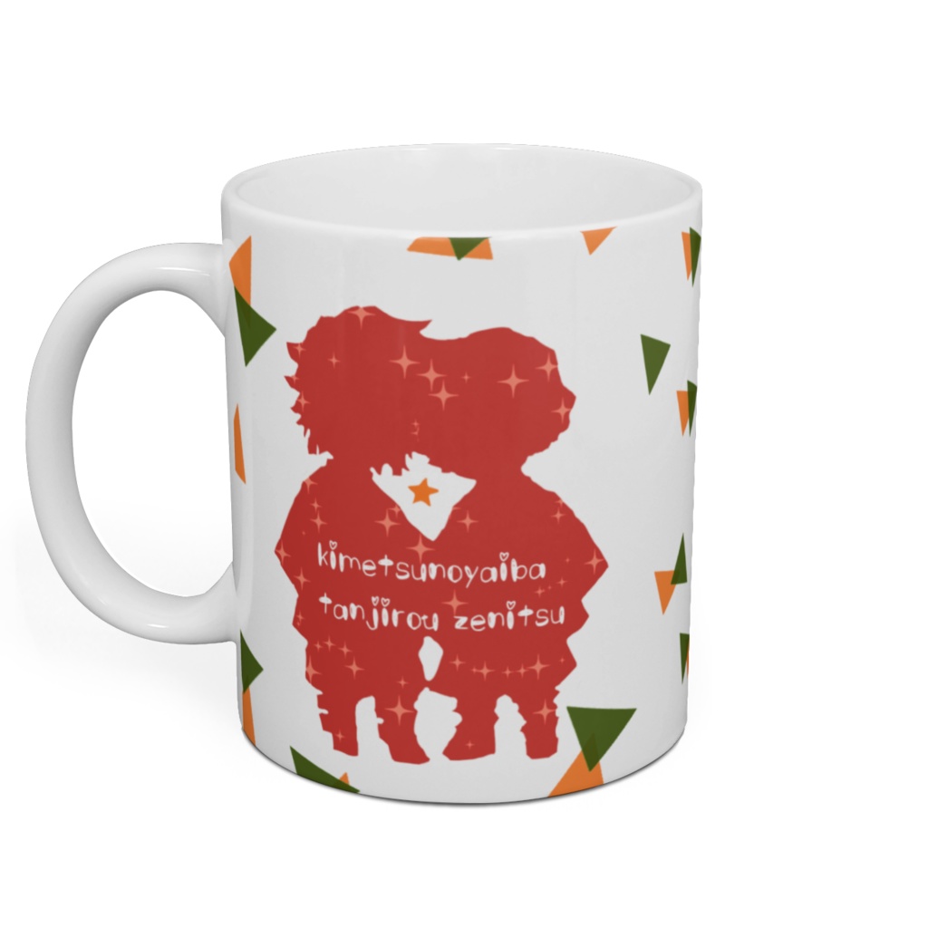 炭治郎と善逸シルエット マグカップ