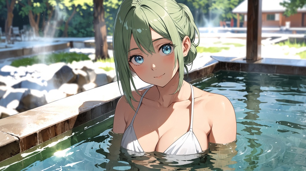 シスターと〇〇〇な温泉