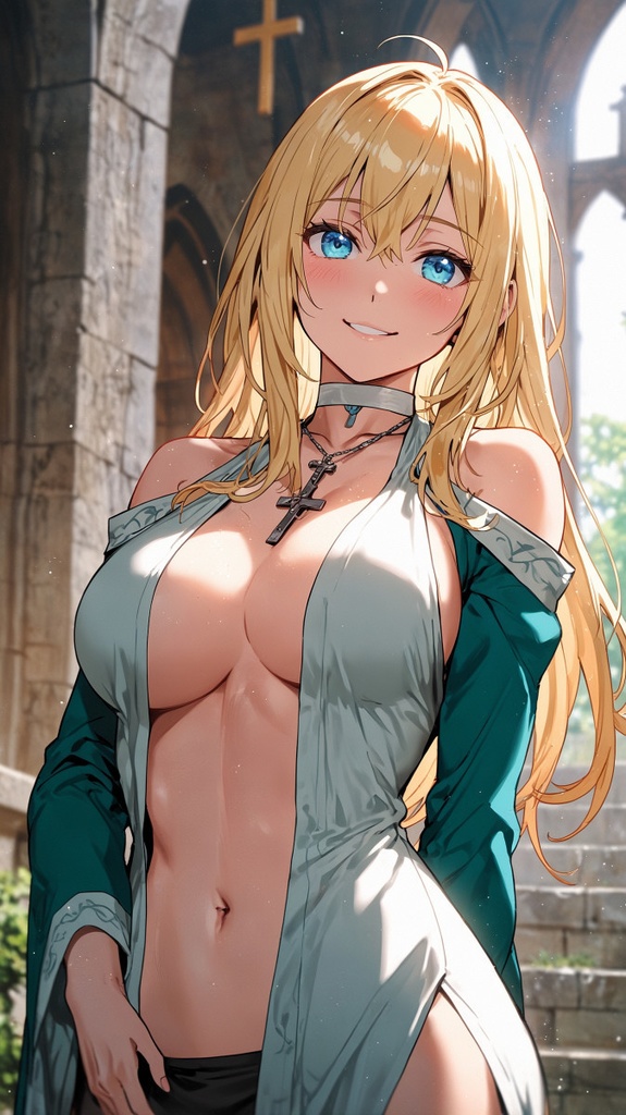 シスターと〇〇〇な温泉