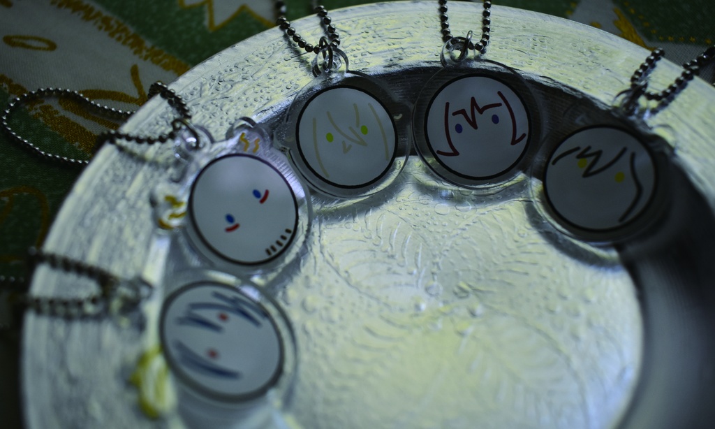 まるまる男士アクリルキーホルダー 4