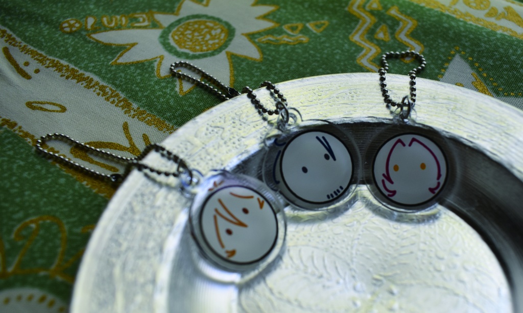 まるまる男士アクリルキーホルダー 4