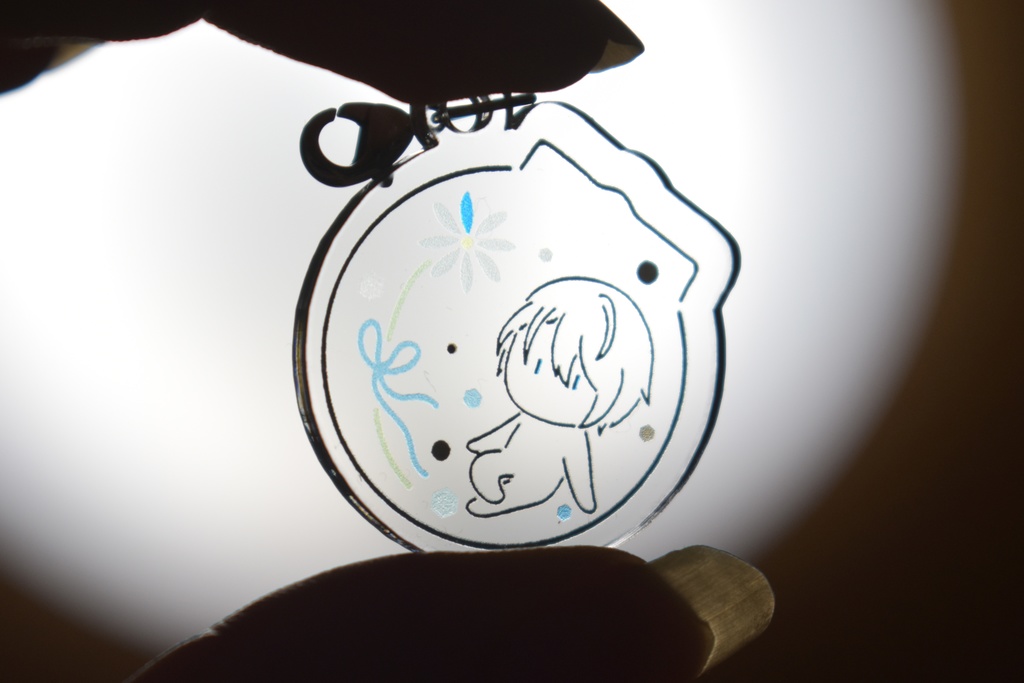 ハーバリウム風 アクリルチャーム