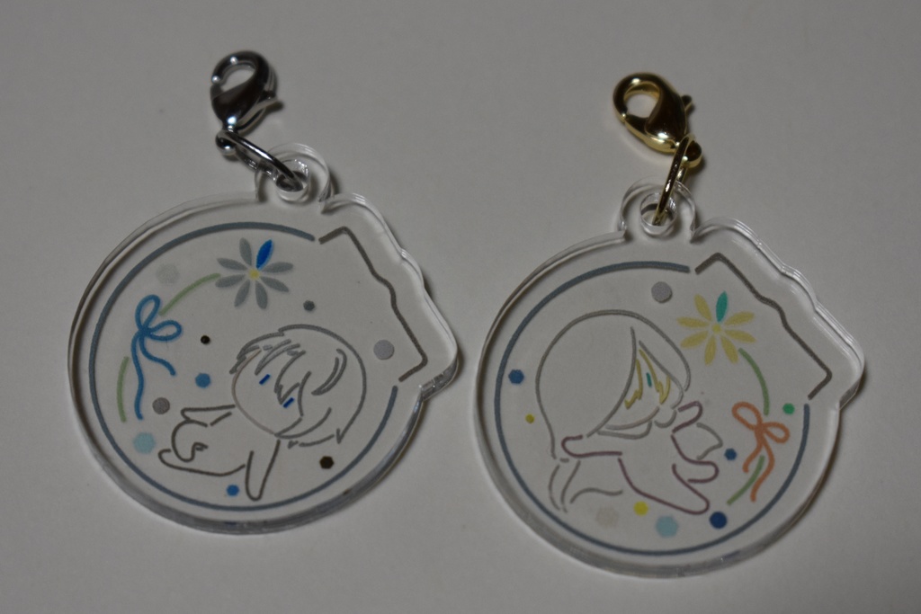 ハーバリウム風 アクリルチャーム