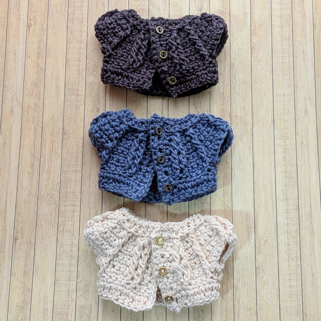 10cmぬい服 模様編みセーター✾2wayデザイン