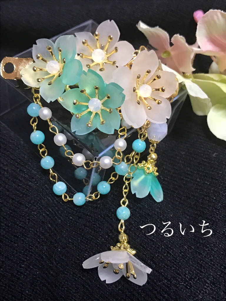 誉桜風イメージバレッタ