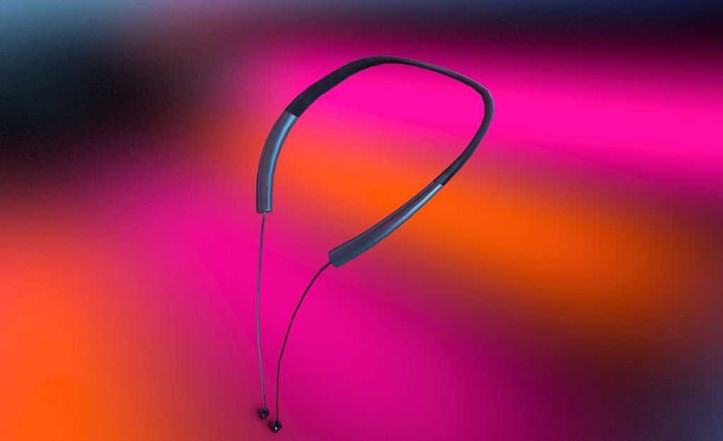 【3Dモデル】ワイヤレスイヤホン