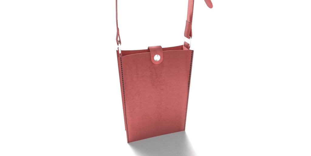【3Dモデル】革ポシェット・バッグ Leather Handbag