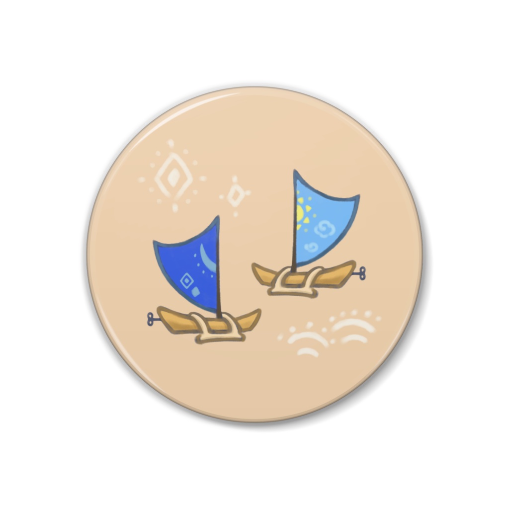 缶バッジ 舟