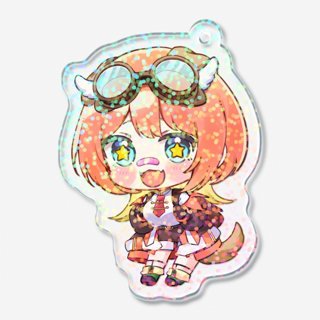 向日葵とんぼ 半年記念ホログラムアクリルキーホルダー!