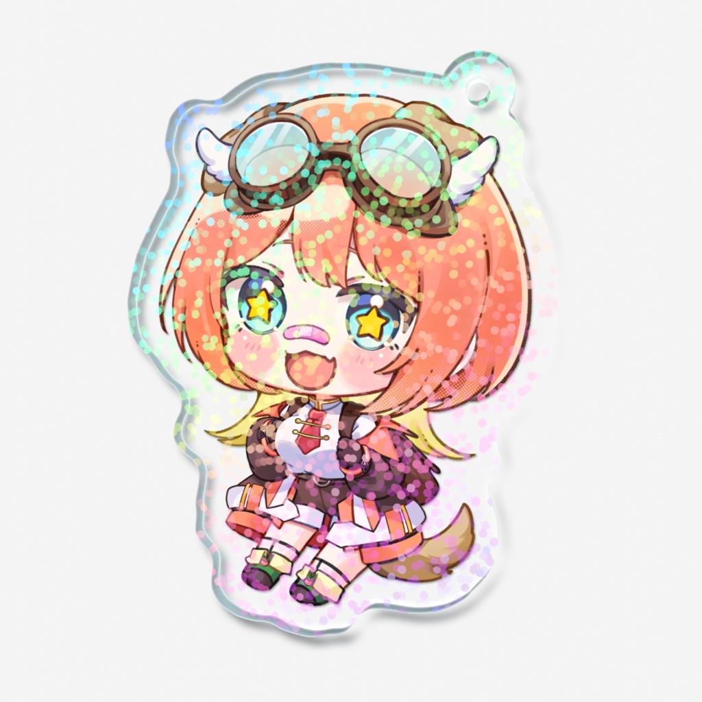 向日葵とんぼ 半年記念ホログラムアクリルキーホルダー!