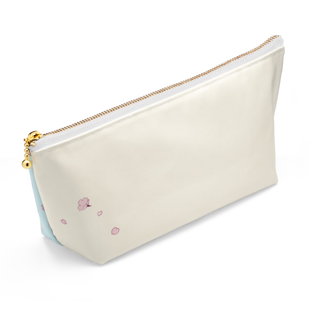 【ポーチ】桜とレッサーパンダ