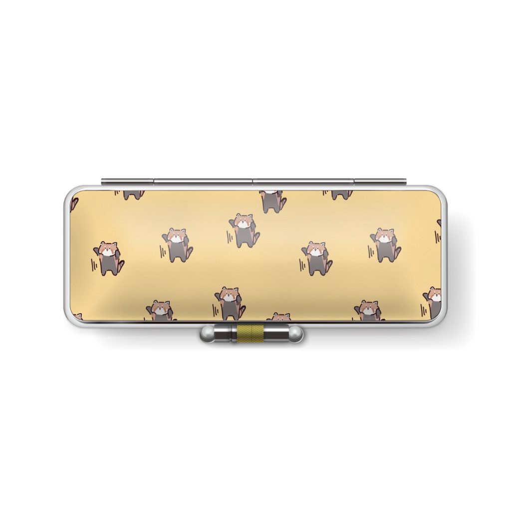 【はんこケース】レッサーパンダ/黄色