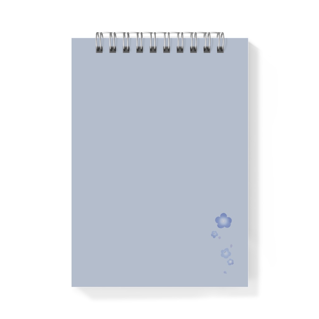 【メモ帳】ネモフィラにゃんこ