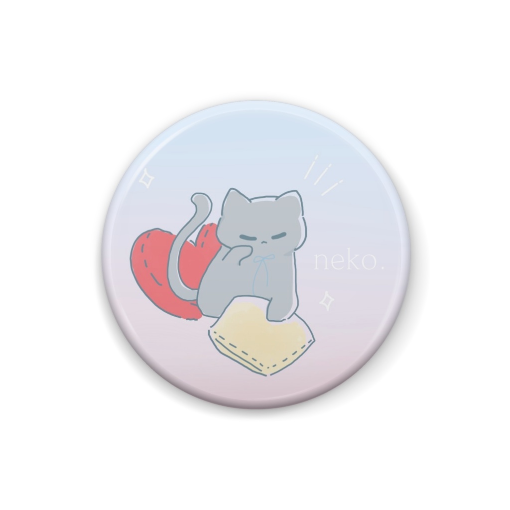 【缶バッジ】おやすみねこ。