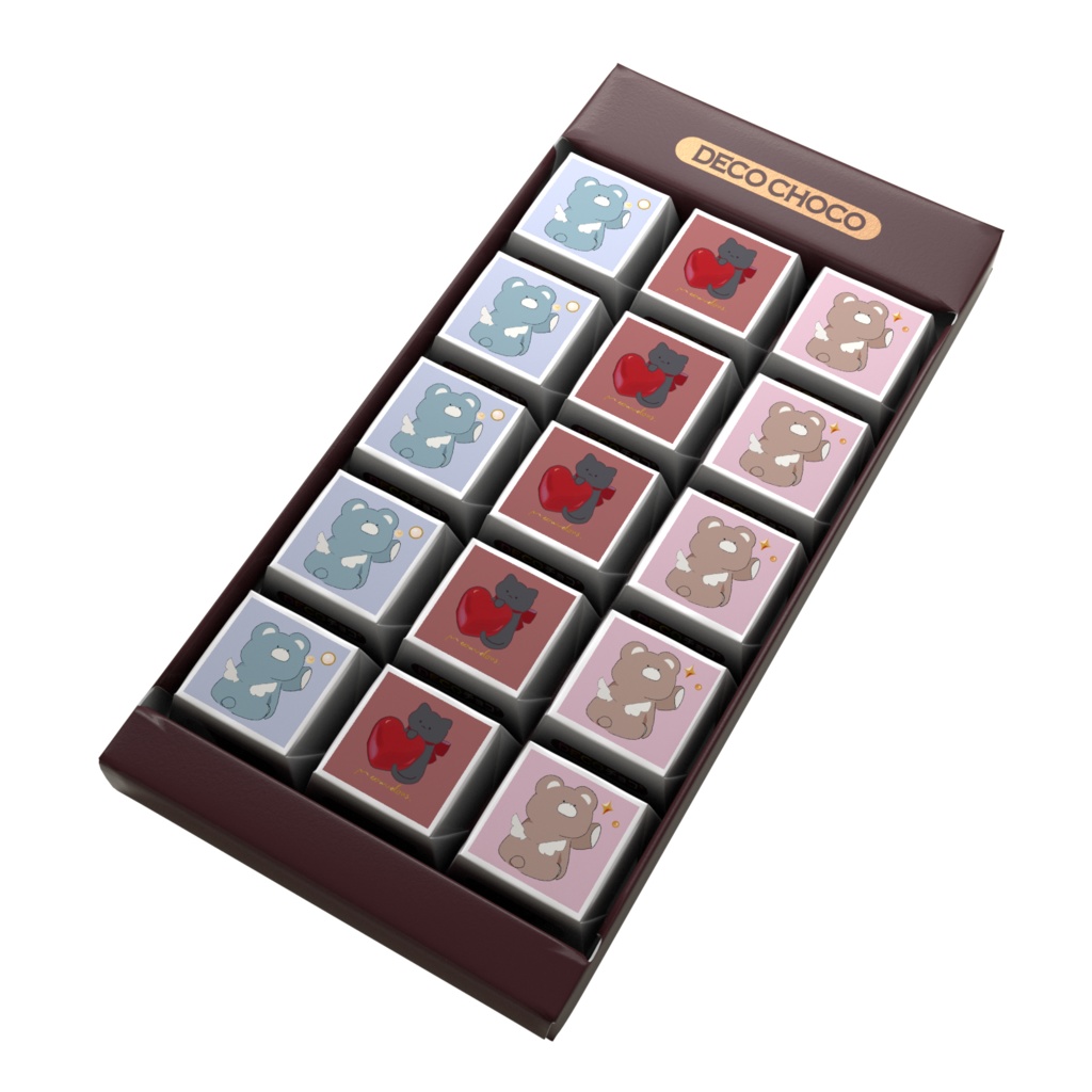 バレンタイン限定【チョコレート】黒猫とルビーチョコ