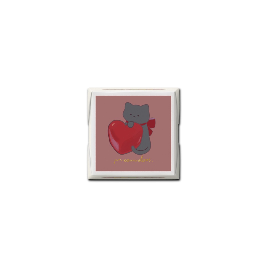 バレンタイン限定【チョコレート】黒猫とルビーチョコ