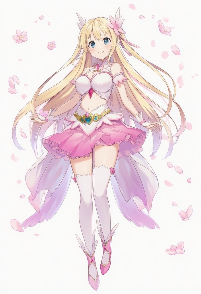 【AI生成】魔法少女CG集 Vol.1|ファンタジー 高解像度20枚 商用可