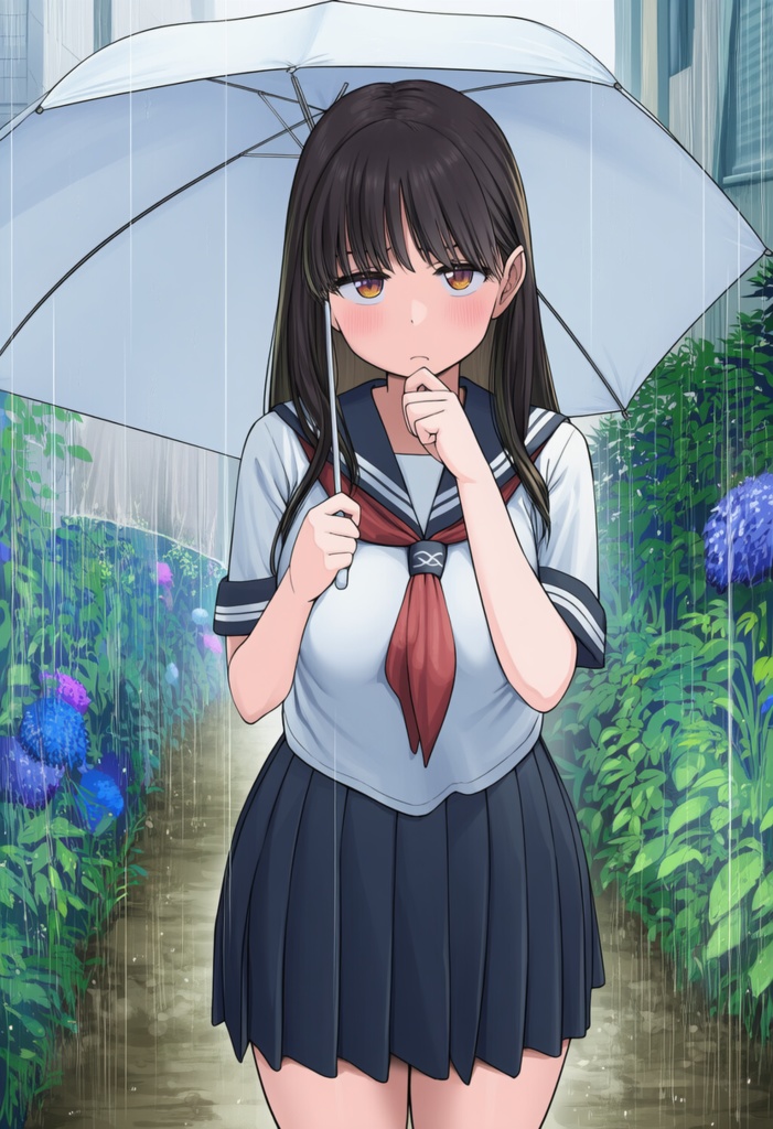 【AI生成】制服少女CG集 Vol.1|セーラー服・学校 高解像度20枚 商用可