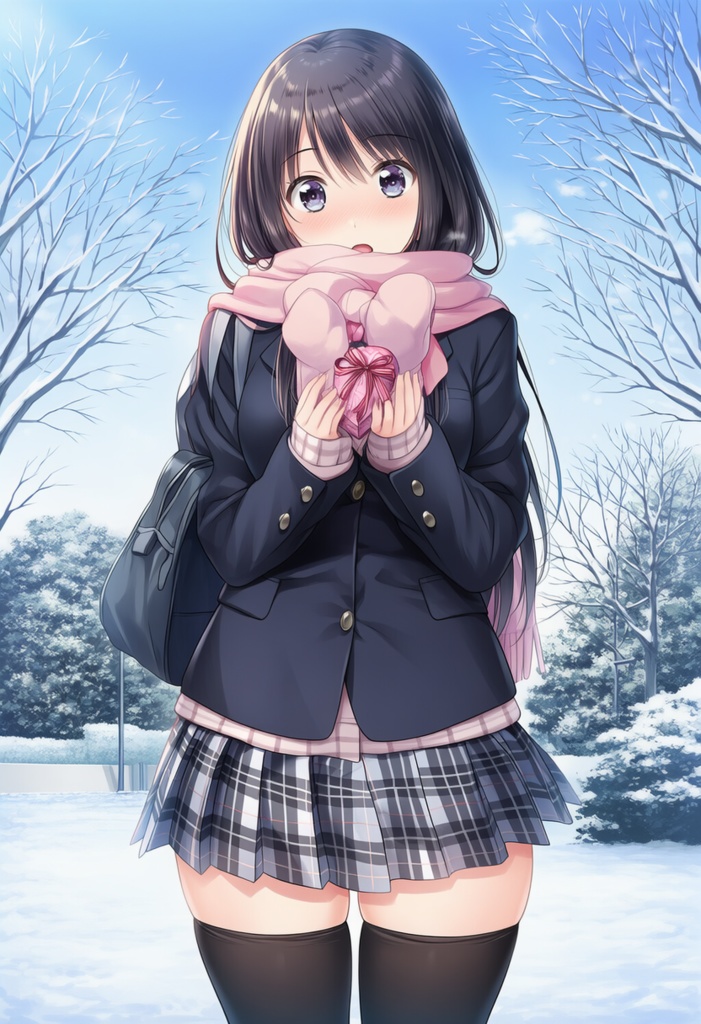 【AI生成】制服少女CG集 Vol.1|セーラー服・学校 高解像度20枚 商用可