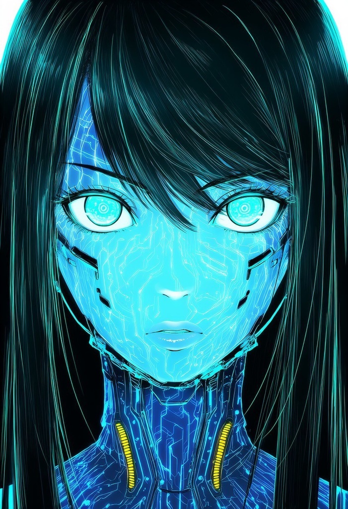 【AI生成】サイバーパンク少女CG集 Vol.1|SF近未来 高解像度20枚 商用可