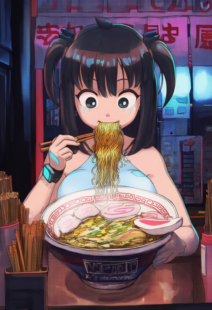 【AI生成】サイバーパンク少女CG集 Vol.1|SF近未来 高解像度20枚 商用可