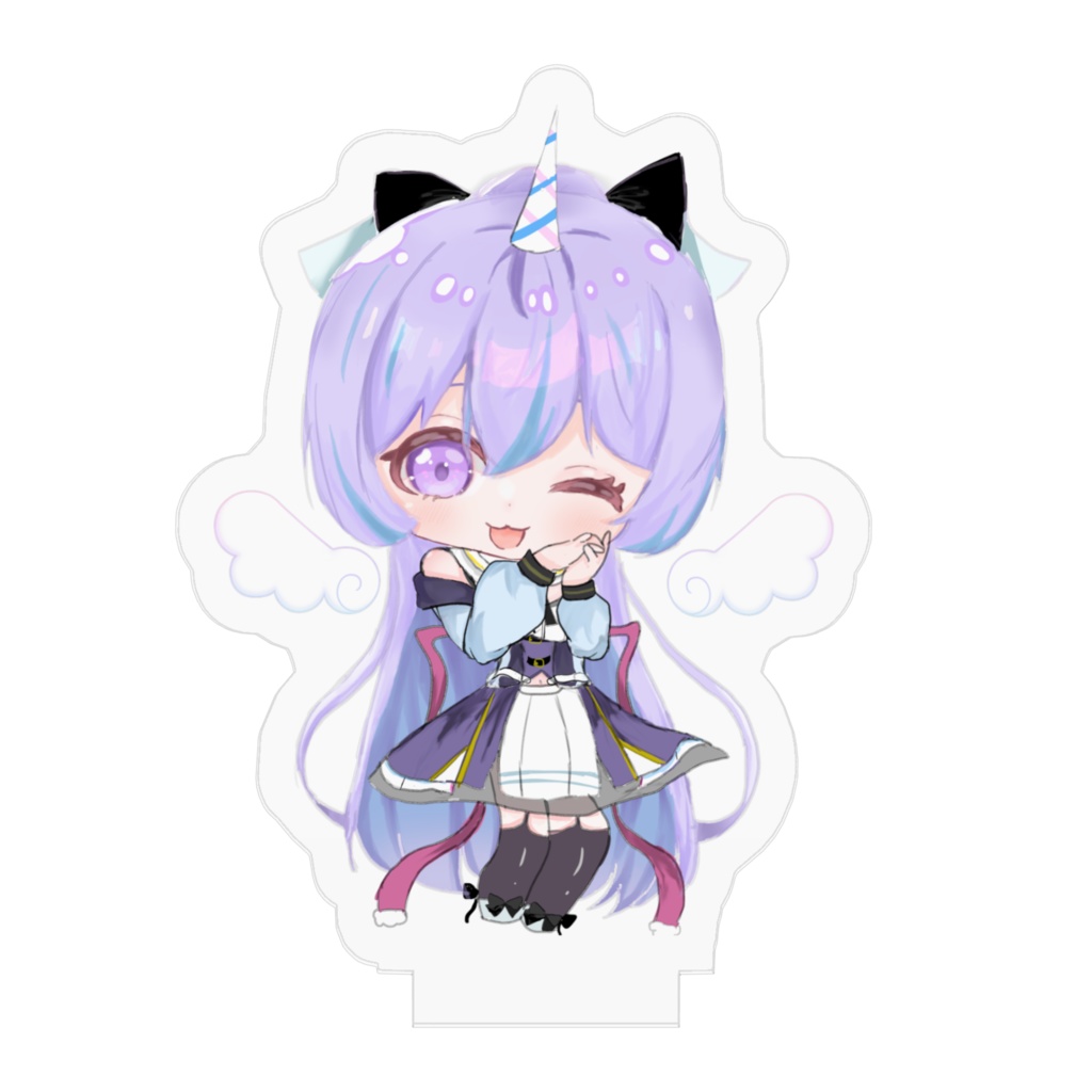 天羽みらく手書き アクリルフィギュア