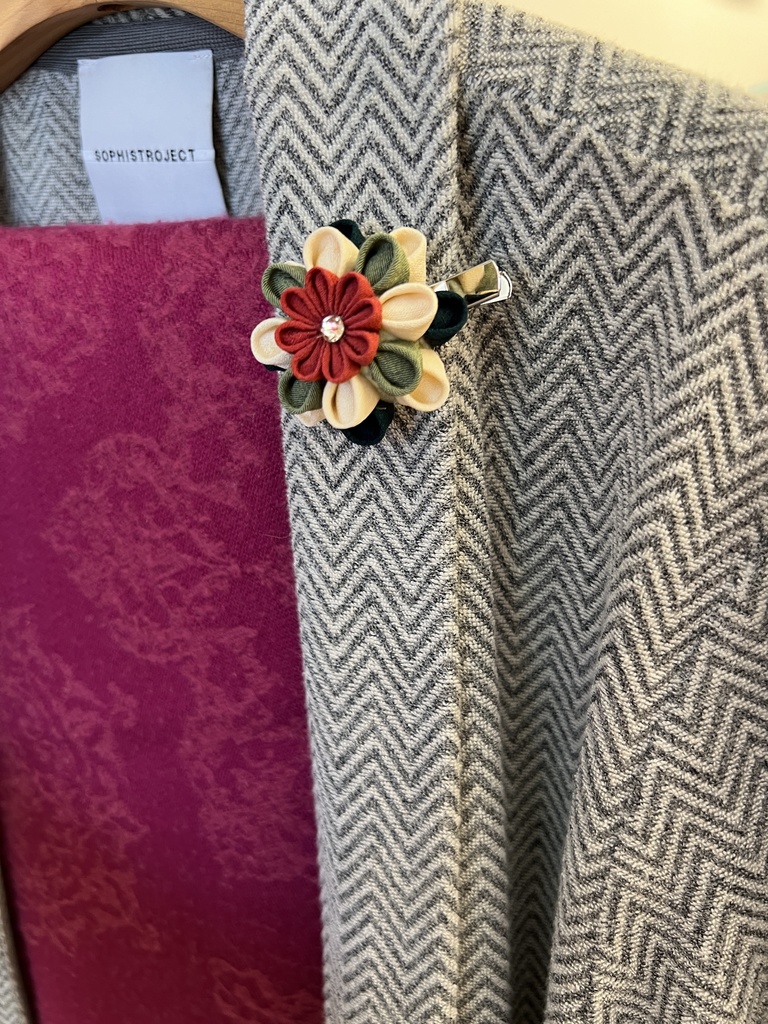 「おうちつまみ細工」第十二回「フリルマム