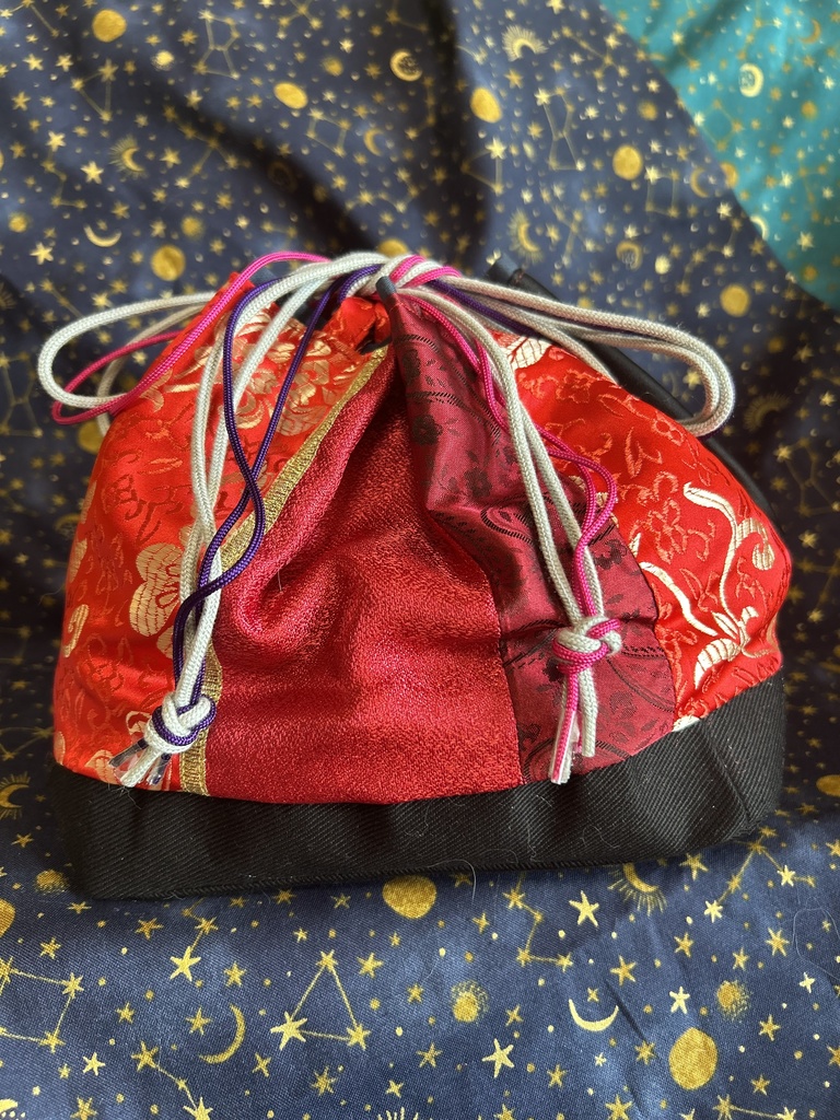 【非公式】ROF-MAO四神モチーフ巾着『朱雀』