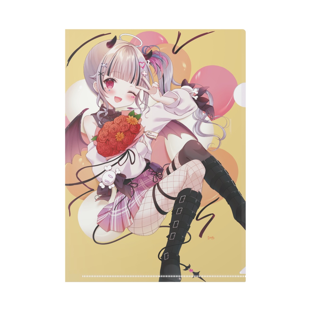 描き下ろしイラストクリアファイル(A4サイズ)