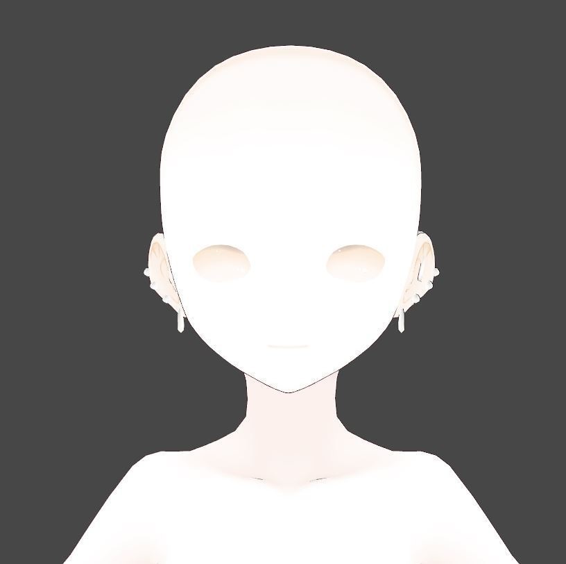 【VRoid】着せ恋_Hair-pink 【earing is gifts🎁🎁🎁】その着せ替え人形は恋をする