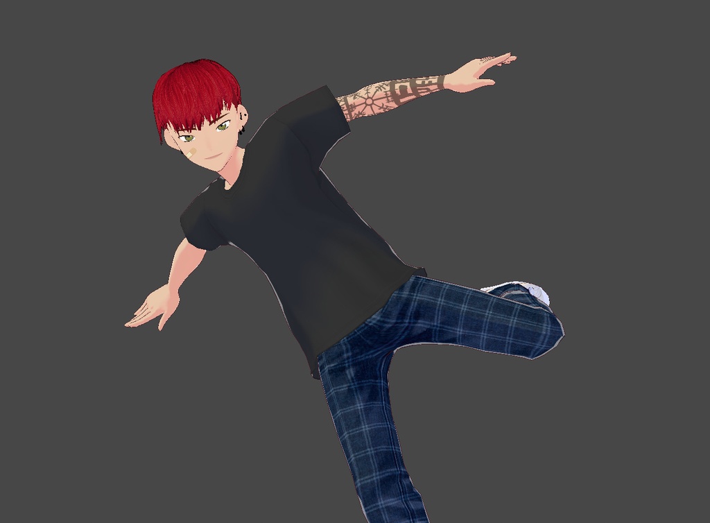 【VRoid】Hand-Tattoo ( viking style )