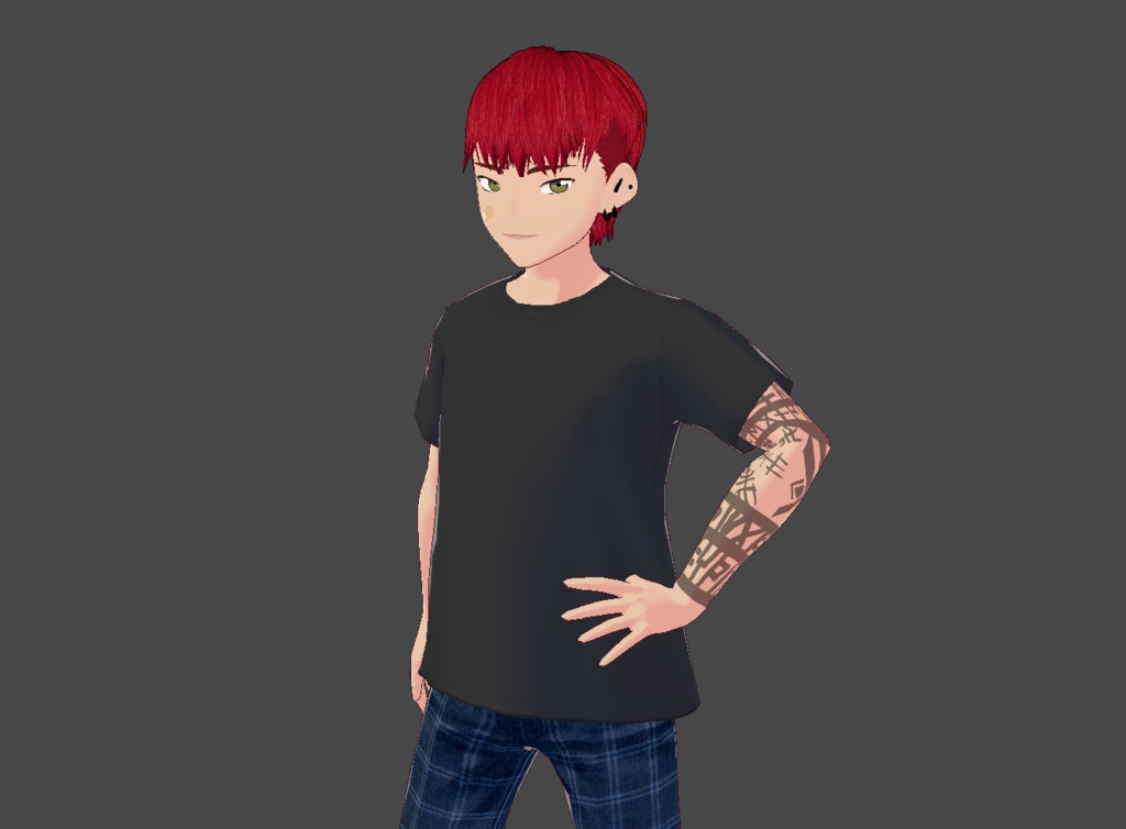 【VRoid】Hand-Tattoo ( viking style )