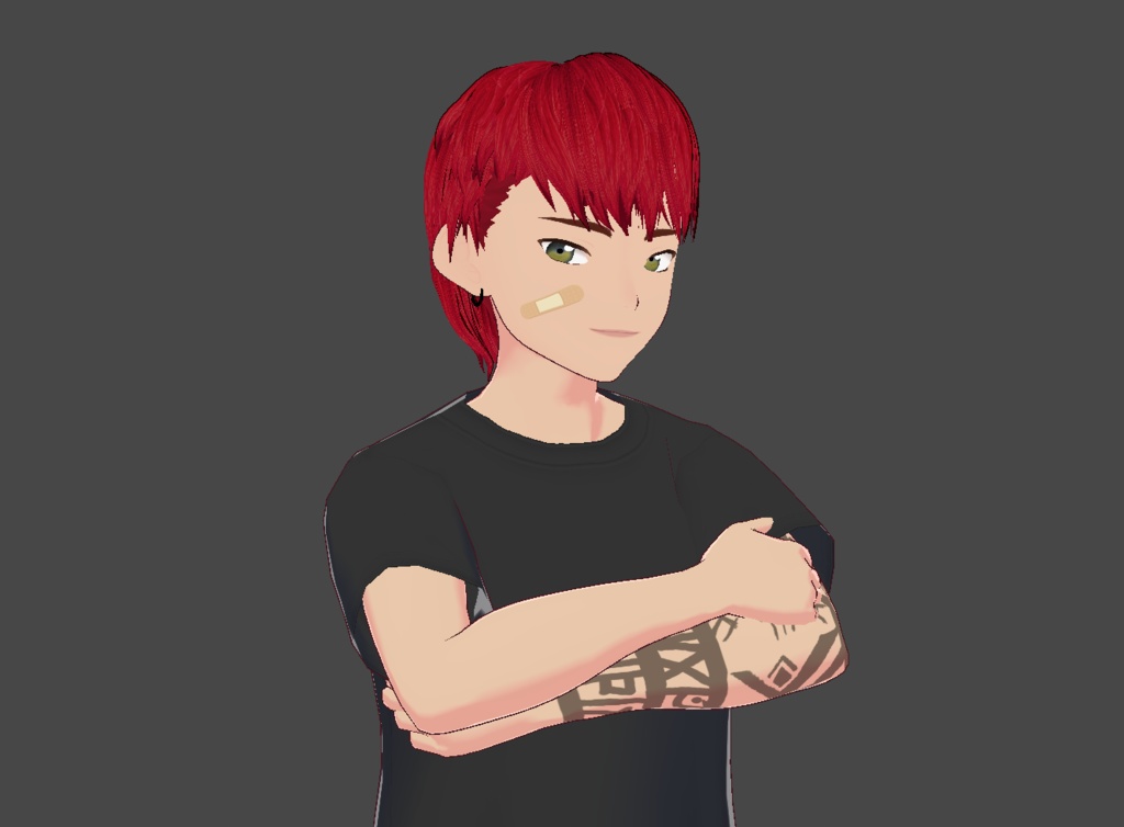 【VRoid】Hand-Tattoo ( viking style )