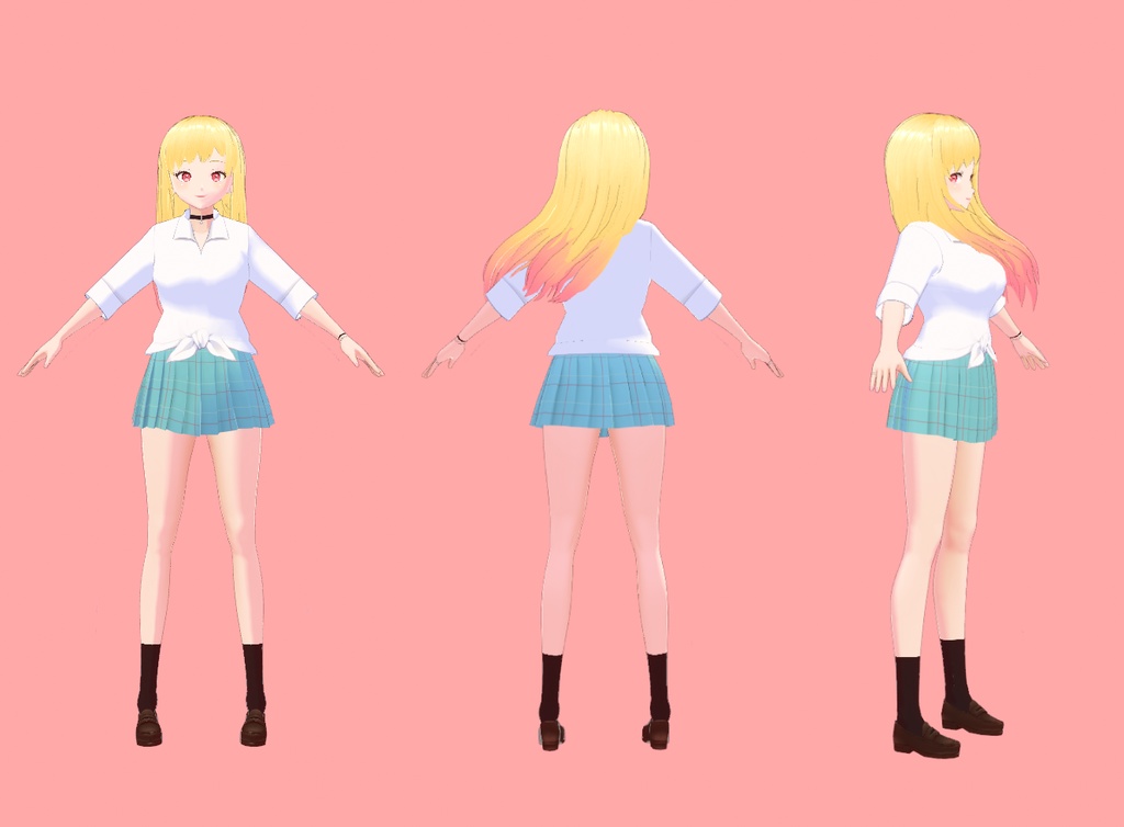 【VRoid - VRM】着せ恋_海夢 まりんVRM_その着せ替え人形は恋をする