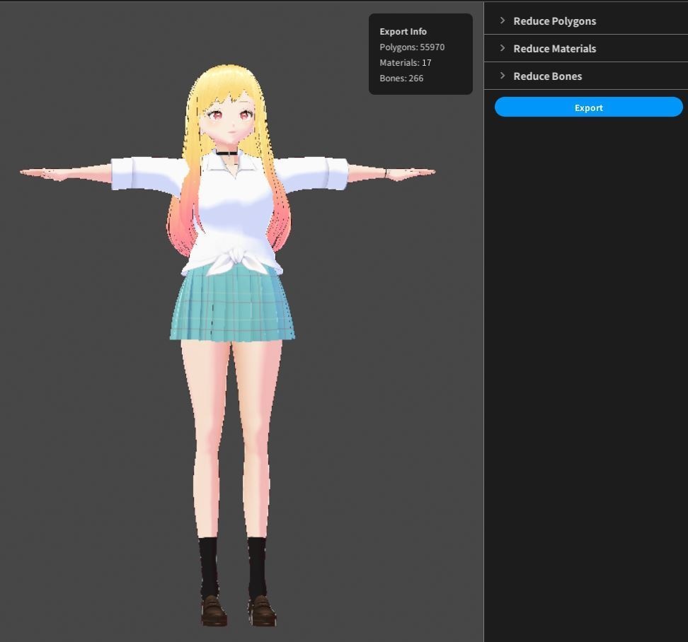 【VRoid - VRM】着せ恋_海夢 まりんVRM_その着せ替え人形は恋をする