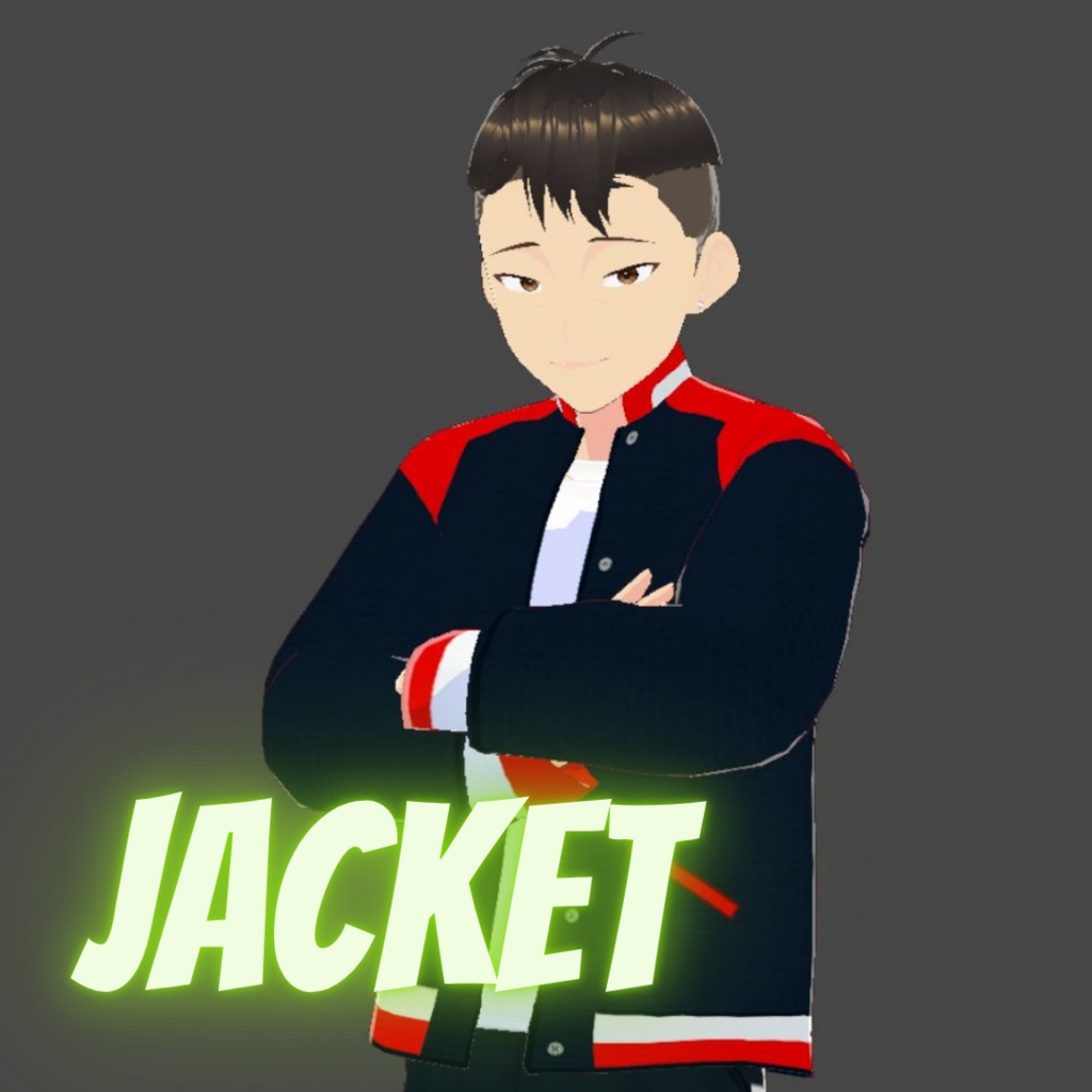 【VRoid】Sports-Jacket 運動外套