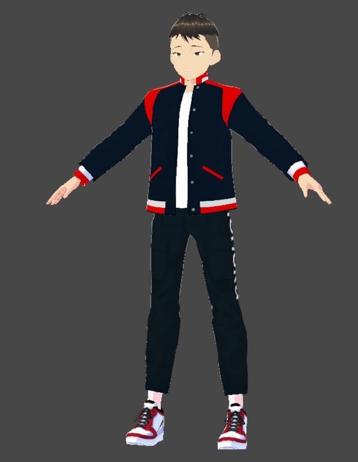 【VRoid】Sports-Jacket 運動外套